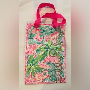 Lilly Pulitzer TABOO Pink Elephant Paper Gift Bag